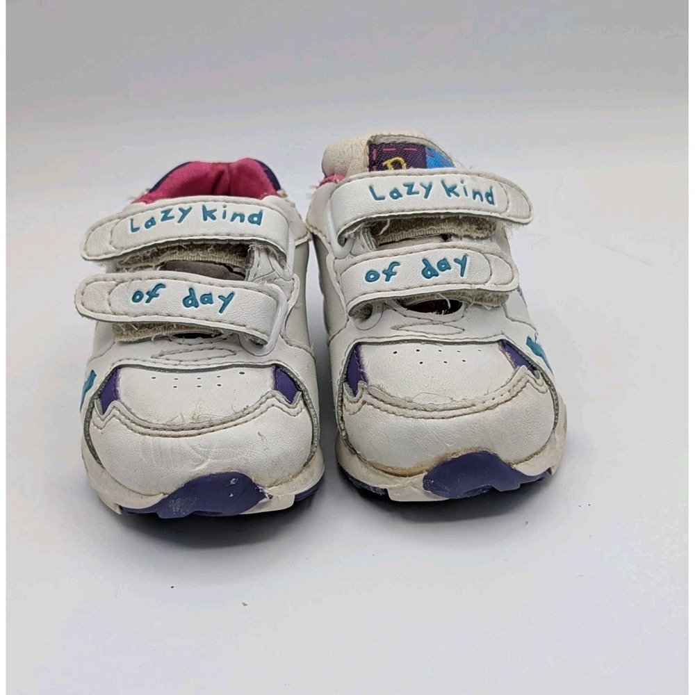 Vintage 90s Y2K Winnie the Pooh Piglet Toddler Shoes Sz3 "Lazy Kind Of Day" RARE